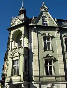 Bay window and loggia