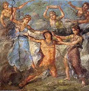 Pentheus, House of the Vettii, Pompeii