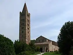 View of the Pomposa Abbey.