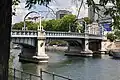 View of the bridge over the left arm of river.