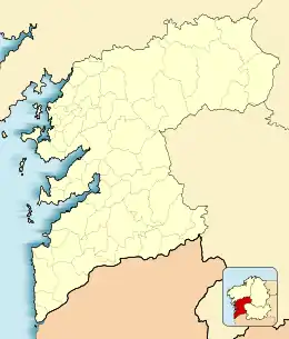 Cortegada is located in Province of Pontevedra