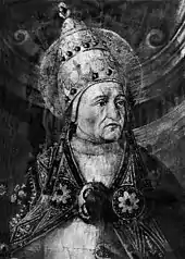 Pope Felix I (269 - 274), Fresco in Sistine Chapel, Vatican.