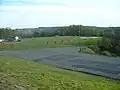 The baseball/softball fields at Poplar Gap Park