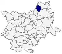 Popovac municipality within Osijek-Baranja County