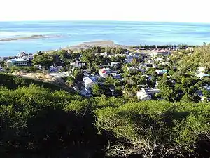 Port Mathurin as seen from Mount Fanal