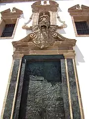 Rococo portal in Matriz Church