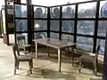 Dining table and chairs