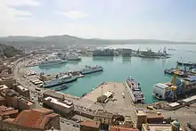 Port of Ancona, a large passenger port