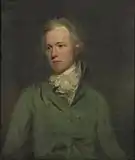 Portrait of Greenwoods son John Greenwood, Jr. by William Beechey circa 1795