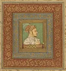 Portrait of Murad Bakhsh (1624–1661), Mughal India, attributed to Balchand