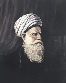 Portrait of Sheikh ul-Islam of the Caucasus Ahmad Huseinzadeh by Ali bey Huseynzadeh