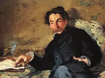 Portrait of Stéphane Mallarmé, 1876, Musée d'Orsay