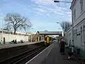 Southern EMU 377437 arriving with the 1300 Brighton-Littlehampton service on 17 February 2007