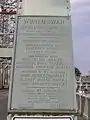 Plaque naming the bridge's building commission