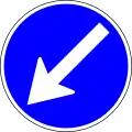 Pass on left