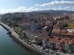 Portugalete from Vizcaya Bridge