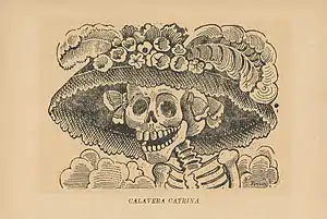 La Catrina, by José Guadalupe Posada.