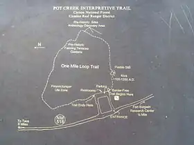 Pot Creek Trail Map