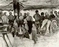 The Potato Market, watercolor1882Private collection (F1091)