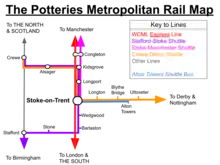 Image 16A diagram of local rail services in Stoke-on-Trent. (from Stoke-on-Trent)