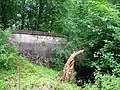 The nearby railway bridge over the Powgree Burn in the Kersland Glen.