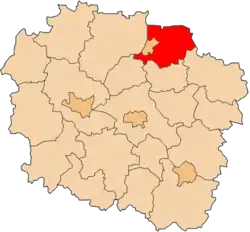 Location within the voivodeship