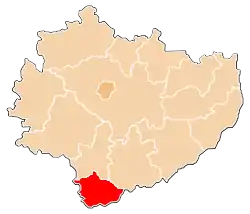 Location within the voivodeship