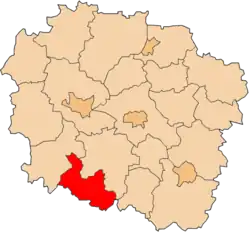 Location within the voivodeship