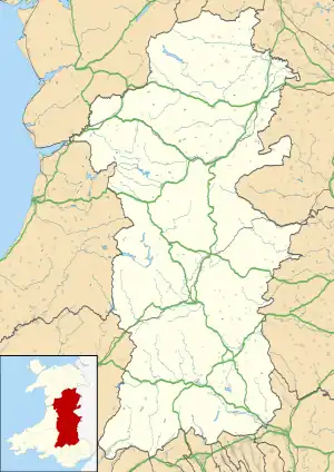 City is located in Powys