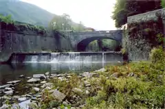 A bridge over the Reno river