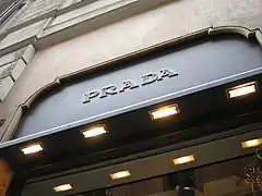 A Prada shop in Rome.