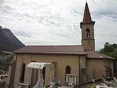 The church of Sainte-Anne of Prads