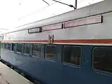 Old Pragati Express with beautiful coach