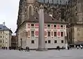 Third courtyard and obelisk (1928)