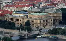 Rudolfinum as seen from Letná