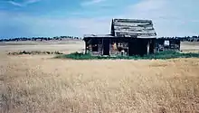 Abandoned cabin on South Dakota Route 715, Pilger Mountain Road, near the intersection of Dewey Road (Custer County Road 769)