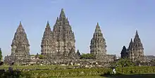 Image 74Prambanan in Java was built during the Sanjaya dynasty of Mataram Kingdom; it is one of the largest Hindu temple complexes in Southeast Asia. (from History of Indonesia)