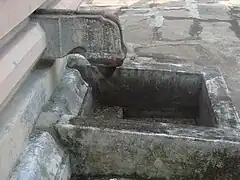 A simple pranala at a temple in Tamil Nadu