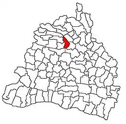 Location in Dolj County