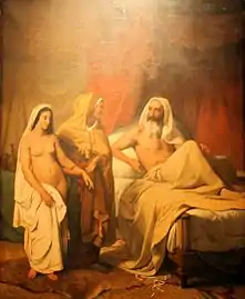 Abraham takes Hagar as his wife on Sara's adviceSalon de 1842