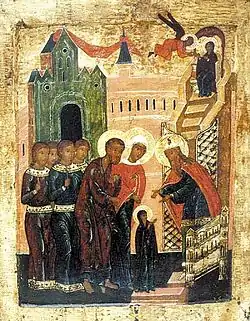 Entry of the Most Holy Theotokos into the Temple(16th century)