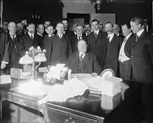 Image 19Signing of Arizona statehood bill in 1912 (from History of Arizona)