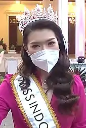 Miss Indonesia 2020-2021Pricilia Carla Yules,of South Sulawesi