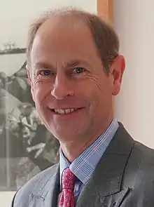 Prince Edward at age 50