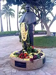 Statue of Prince Kūhiō in Waikiki