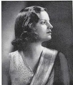 Indira Devi, likely mid-1930s, Hay Wrightson Ltd.