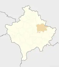 Pristina is located in Kosovo