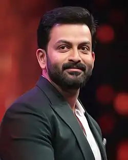 Prithviraj Sukumaran, actor, director  and producer in the Malayalam Film industry.