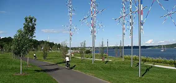 The Samuel de Champlain promenade in July 2008.