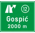 D01Exit from a highway or an expressway